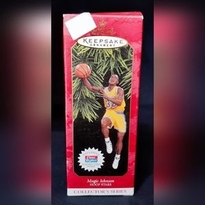 NEW Hallmark Keepsake Ornament- Magic Johnson Hoop Stars Collector's Series